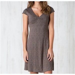 Toad&Co Rosemarie Skater Dress Women Medium Boho Printed Tencel Organic Cotton